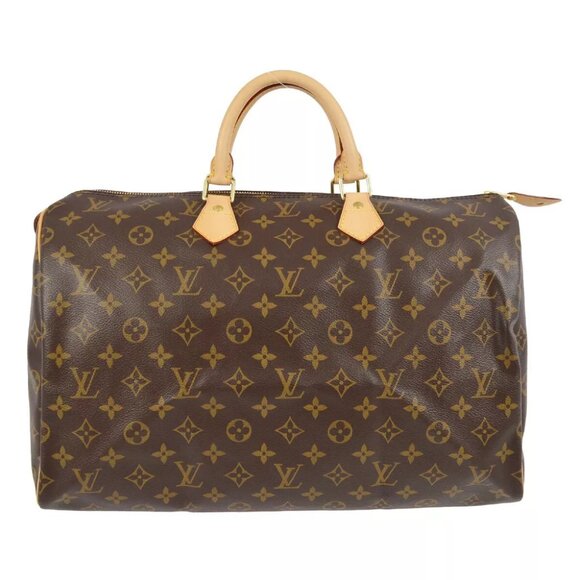 Louis Vuitton Monogram Speedy 40 Duffle Handbag M41522 AA0143 191883 - Picture 1 of 9